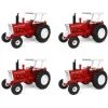 Sealed Case of 4 ~ 1/16 White 2255 2WD with ROPS & Canopy, ERTL Prestige Collection