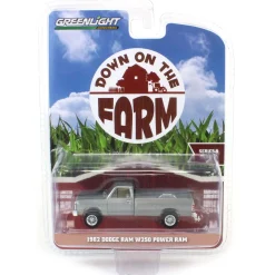 Serial #100 Raw Chase Unit ~ 1/64 1982 Dodge Ram W250 Power Ram, Down on the Farm Series 9