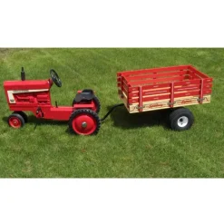 Series MC2 Red Big Trike Trailer for Pedal Tractors/Heavy Duty Trikes
