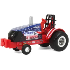 Set of 2 ~ 1/64 Case IH "Stars & Stripes" & "Full Pull" Magnum Pulling Tractors