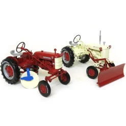 Set of (2) 1/16 IH McCormick Farmall Cubs with Firestone Tires