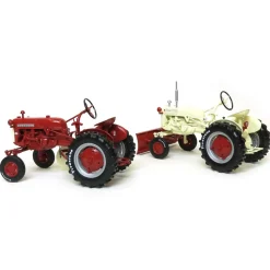 Set of (2) 1/16 IH McCormick Farmall Cubs with Firestone Tires