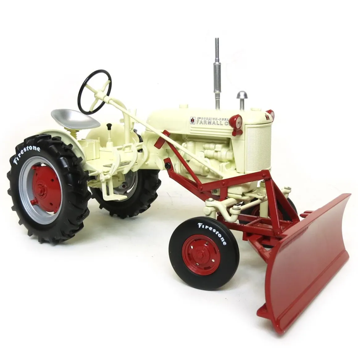 Set of (2) 1/16 IH McCormick Farmall Cubs with Firestone Tires