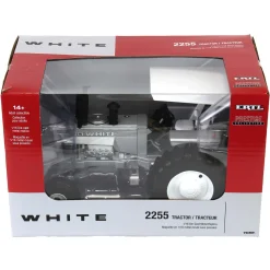 Silver Chase Unit ~ 1/16 White 2255 2WD with ROPS & Canopy, ERTL Prestige Collection