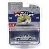 Silver Chrome Super Chase ~ 1/64 1997 Ford Crown Victoria, US Customs & Border Patrol, Hot Pursuit Special Edition