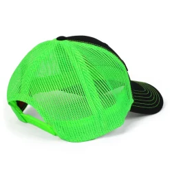 Steiger Logo Black & Green Mesh Back Cap