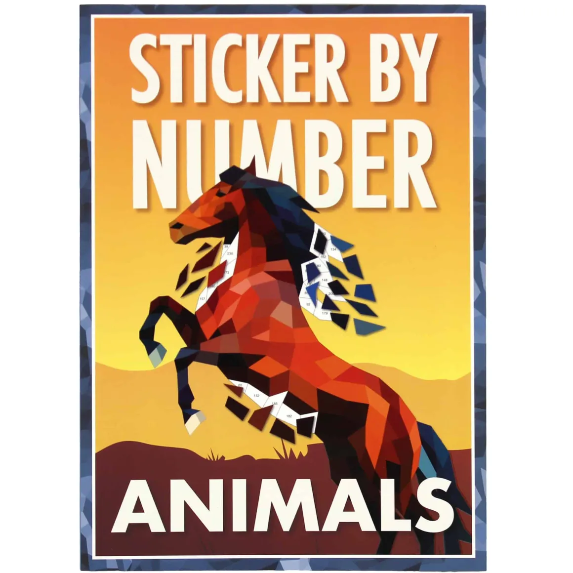 Sticker By Number Animals: 12 sensational sticker puzzles.