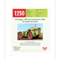 The Green Steiger Tractor Story 206 Page Book by Peter D. Simpson