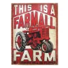 This is a Farmall FARM Tin sign
