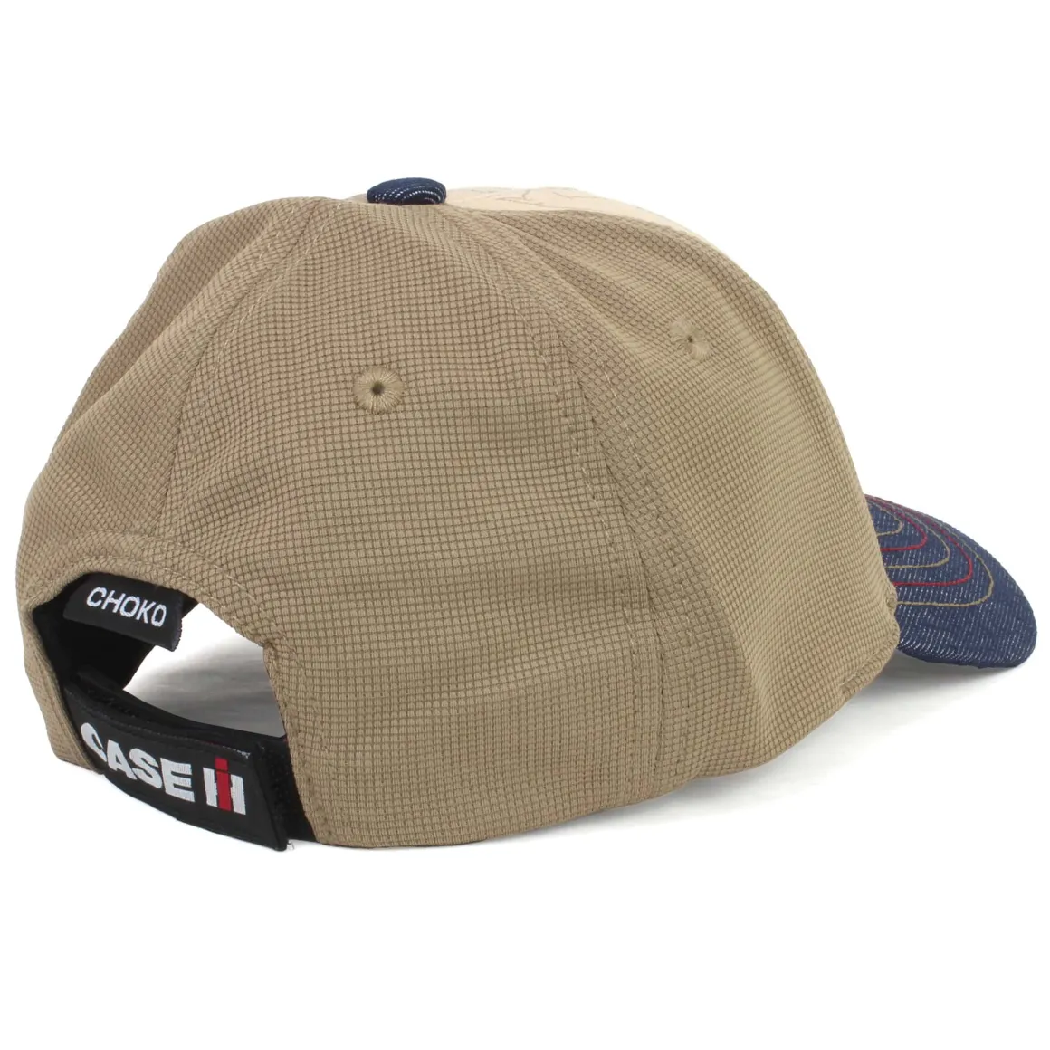 Toddler Case IH This Kiddo is Raised Red, Tan & Denim Hat