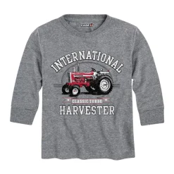 Toddler IH 1206 Classic Turbo Gray Long Sleeve T-shirt