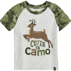 Toddler John Deere Cuter in Camo T-Shirt