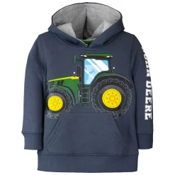 Toddler John Deere Tractor Sleeve Print Hooded Sweatshirt