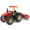 Tonka Steel Classics Retro Cab Tractor with Red Plow
