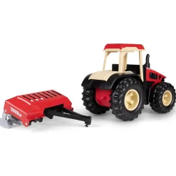 Tonka Steel Classics Retro Cab Tractor with Red Plow