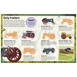 Total Tractor Sticker Encyclopedia Paperback Book