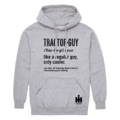 Tractor Guy IH Athletic Gray Hooded Sweatshirt
