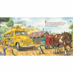Tractor Mac "School Day" Jacketed Hardcover Book by Billy Steers