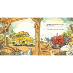 Tractor Mac "School Day" Jacketed Hardcover Book by Billy Steers