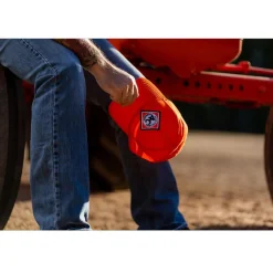 Vintage Allis Chalmers Logo Solid Orange Hat