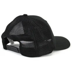 Vintage Case Logo Black Cap with Black Mesh Back