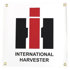 Vintage IH Logo 18in x 18in Vinyl Banner