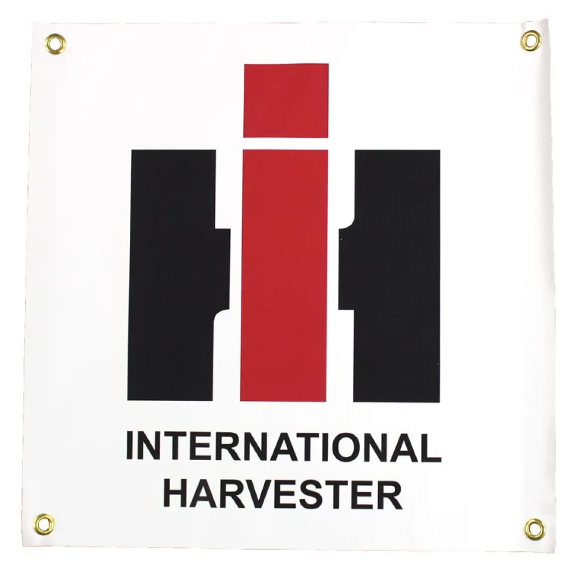 Vintage IH Logo 18in x 18in Vinyl Banner