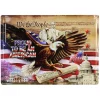 We the People, Proud to Be an American 17in x 12in Tin Sign