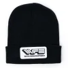 White Farm Equipment Logo Knit Hat