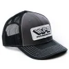 White Farm Equipment Logo Black & Gray Mesh Back Hat