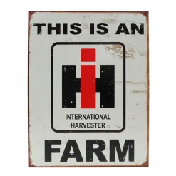 12x16 IH This is an IH Farm Tin Sign