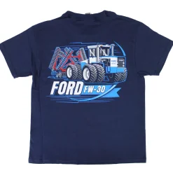 Youth Ford FW-30 with Wing Disk Navy Short Sleeve T-Shirt