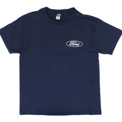 Youth Ford FW-30 with Wing Disk Navy Short Sleeve T-Shirt