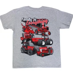 Youth IH Family is Everything Gray Short Sleeve T-Shirt