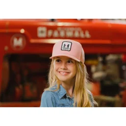 Youth IH Stitched Logo Solid Pink Hat