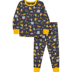 Youth John Deere Construction Equipment Long Sleeve Pajama Set
