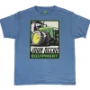 Youth John Deere Equipment Blue Short Sleeve T-Shirt
