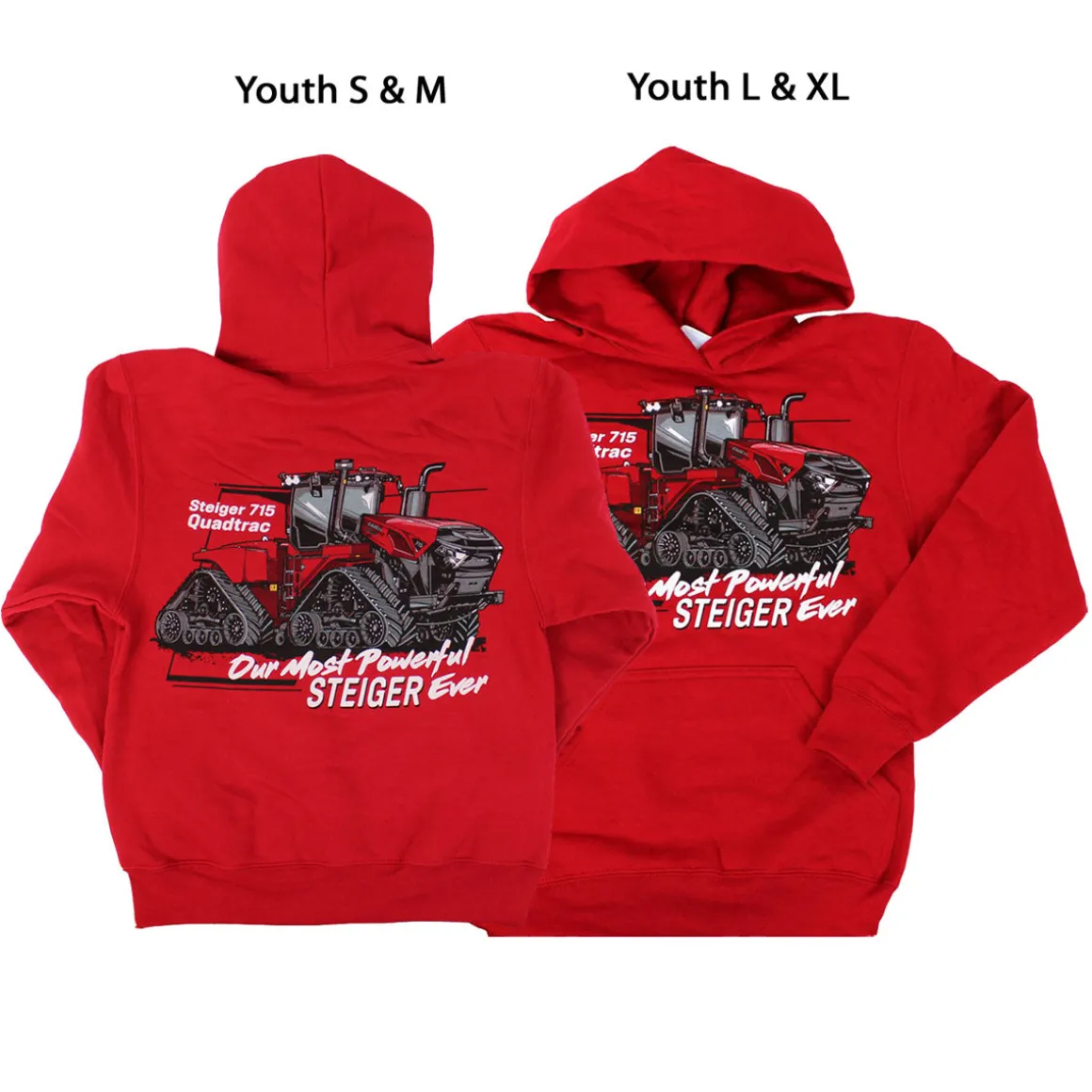 Youth Steiger 715 Quadtrac Hooded Sweatshirt